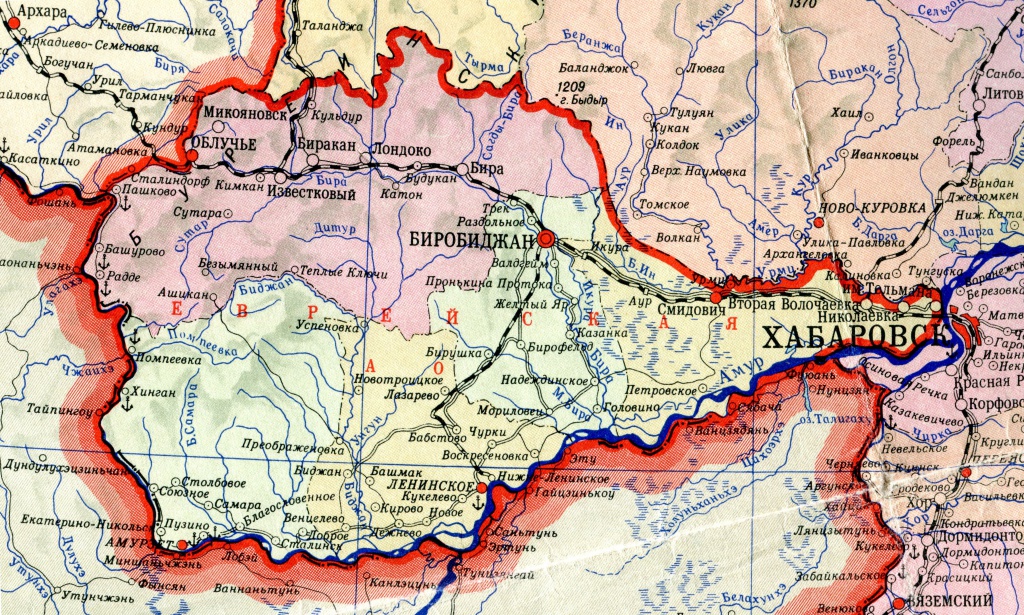 8-Карта ЕАО, 1956 год.jpg